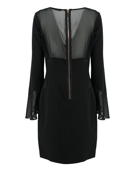 Mini dress with transparencies - 2