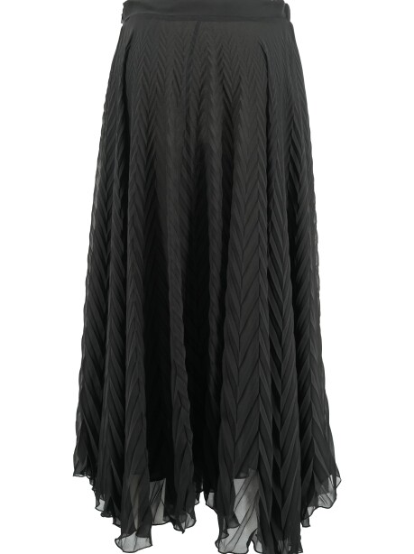 Long pleated skirt - 2