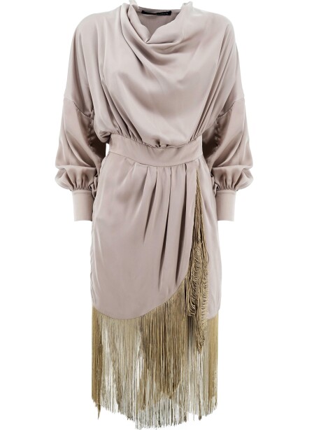 Vestito con frange - 1
