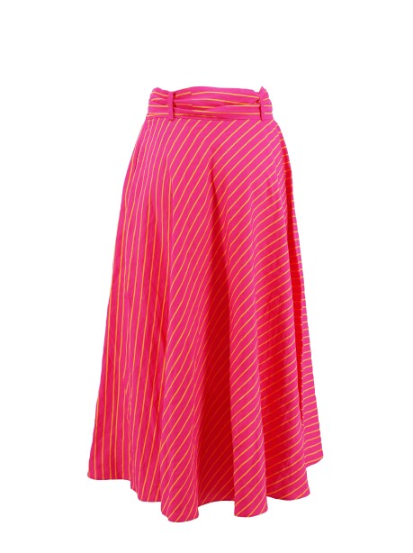 Long striped skirt - 2