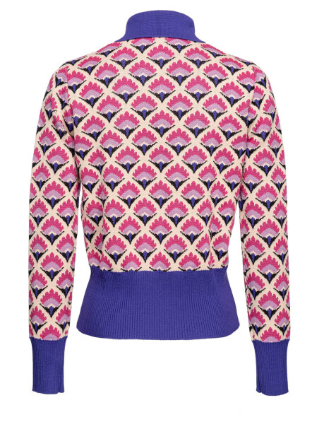 Maglia polo stampa fiore liberty - 2