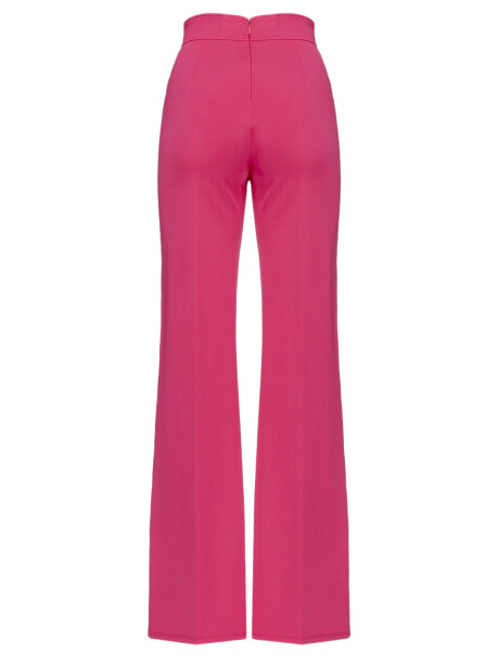 Flare-fit trousers in fluid viscose - 2