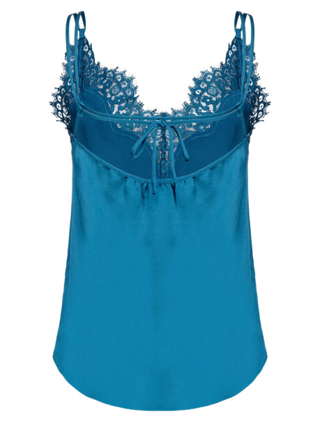 Top lingerie in satin e pizzo - 2