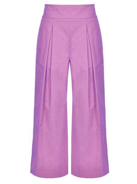 Pantalon culotte in popeline - 1