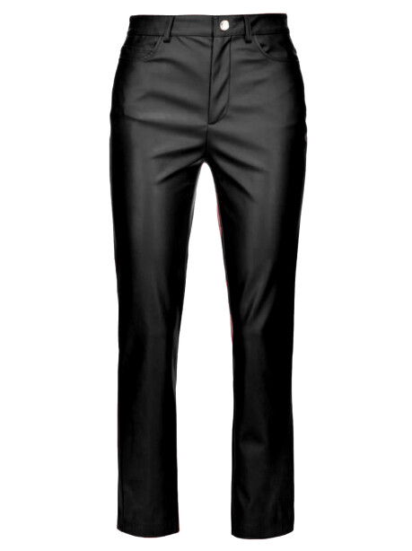 Skinny leather effect trousers - 1