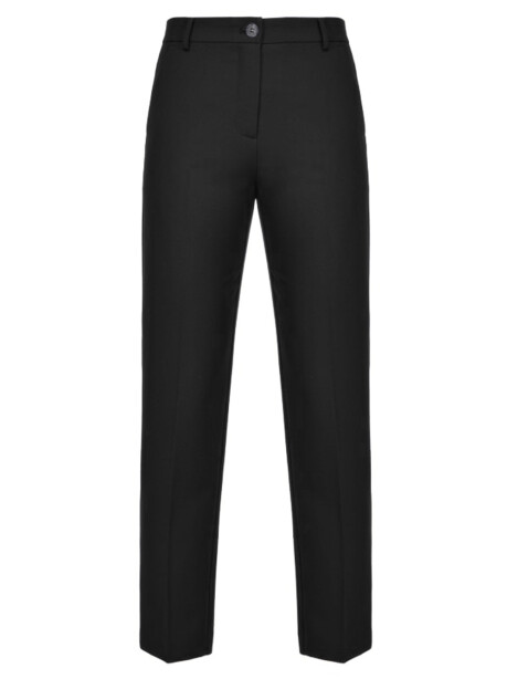 Pantaloni cigarette-fit effetto scuba - 1