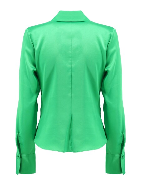 Blusa con scollo arricciato - 2