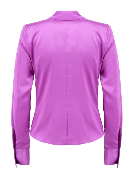 Blouse with gathered neckline - 2