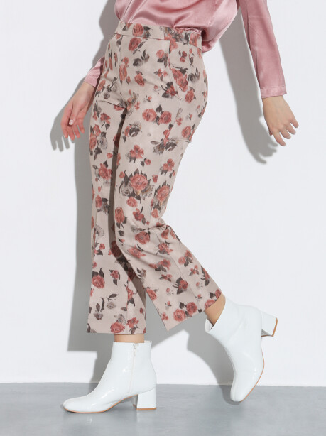 Pantaloni fantasia a fiori - 1