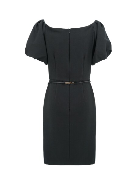 Sheath dress with belt - 2