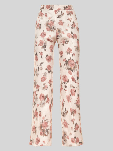 Pantaloni fantasia a fiori - 4
