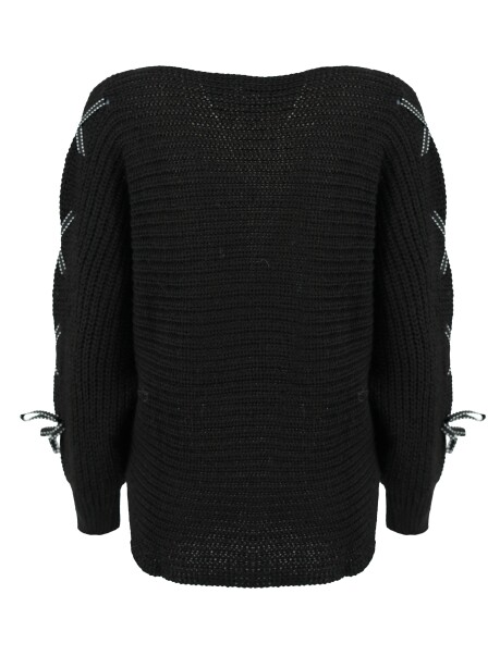 Bat sleeve sweater in wool and alpaca - 2