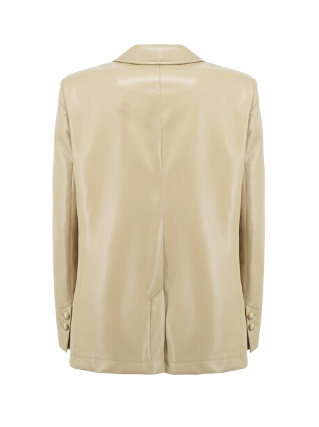 Blazer doppiopetto in ecopelle - 2