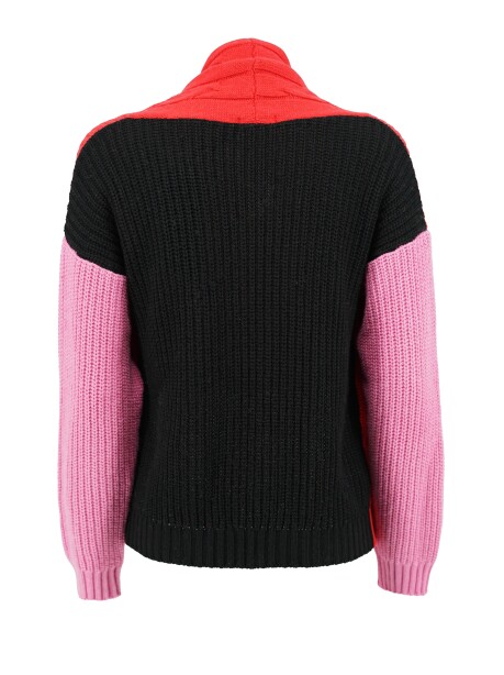 Multicolor cashmere and wool blend cardigan - 2