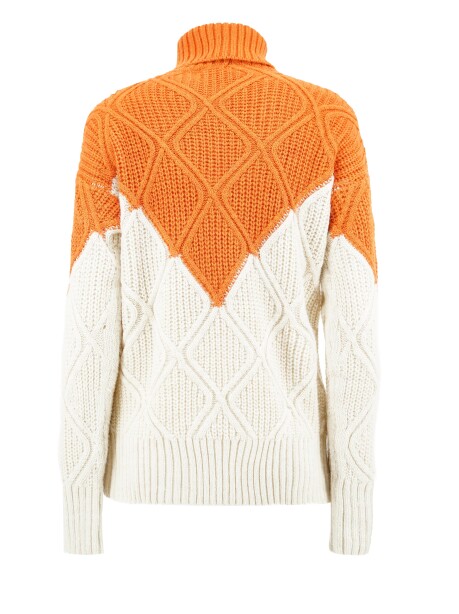 Ribbed turtleneck in alpaca and wool blend - 2