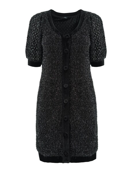 Lurex knit dress - 1