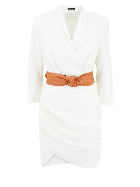 Wrap dress with belt - 1