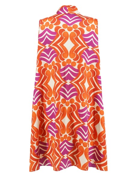 Sleeveless printed dress - 2