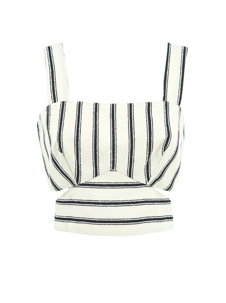 Striped crop top - 1