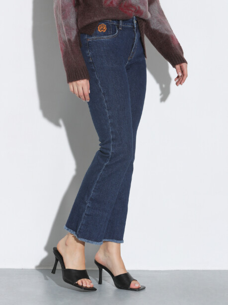 Jeans trombetta in denim stretch - 2