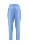 Pantaloni cigarette-fit con cintura - 2