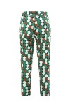 Micro polka dot patterned cotton trousers - 2