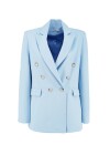 Blazer fluido doppiopetto - 1