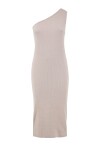 Ribbed one shoulder dress - 1