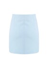 Fluid miniskirt with slit - 2
