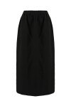 Skirt with slits in linen - 1