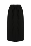 Skirt with slits in linen - 1