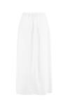 Skirt with slits in linen - 1