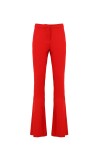 Fitted trousers with flared bottom - 1