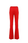 Fitted trousers with flared bottom - 2