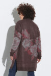 Maxi Cardigan a fantasia floreale - 4