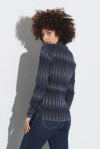 High neck sweater in ribbed lurex - 2