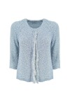 Chanel-model cardigan with patterned thread - 1