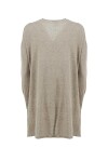 Open cardigan in cotton and cashmere blend - 2