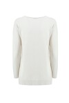 V-neck sweater with rhinestones - 2