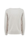 V-neck sweater with cuff in contrasting color - 2
