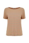 Striped boat neck sweater - 1