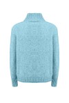 Maglione con trecce in misto yack - 2