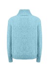 Maglione con trecce in misto yack - 2