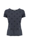 Short sleeve t-shirt with polka dots - 1