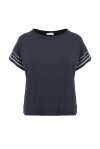 T-shirt in cotone con ricamo - 1