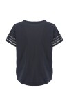 T-shirt in cotone con ricamo - 2