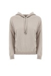 Hooded sweater in wool and cashmere - 1