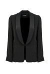 Blazer con revers sciallato - 1