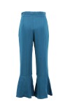 Fitted trousers with flounced bottom - 2