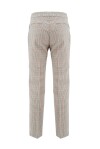 Check patterned wool trousers - 2